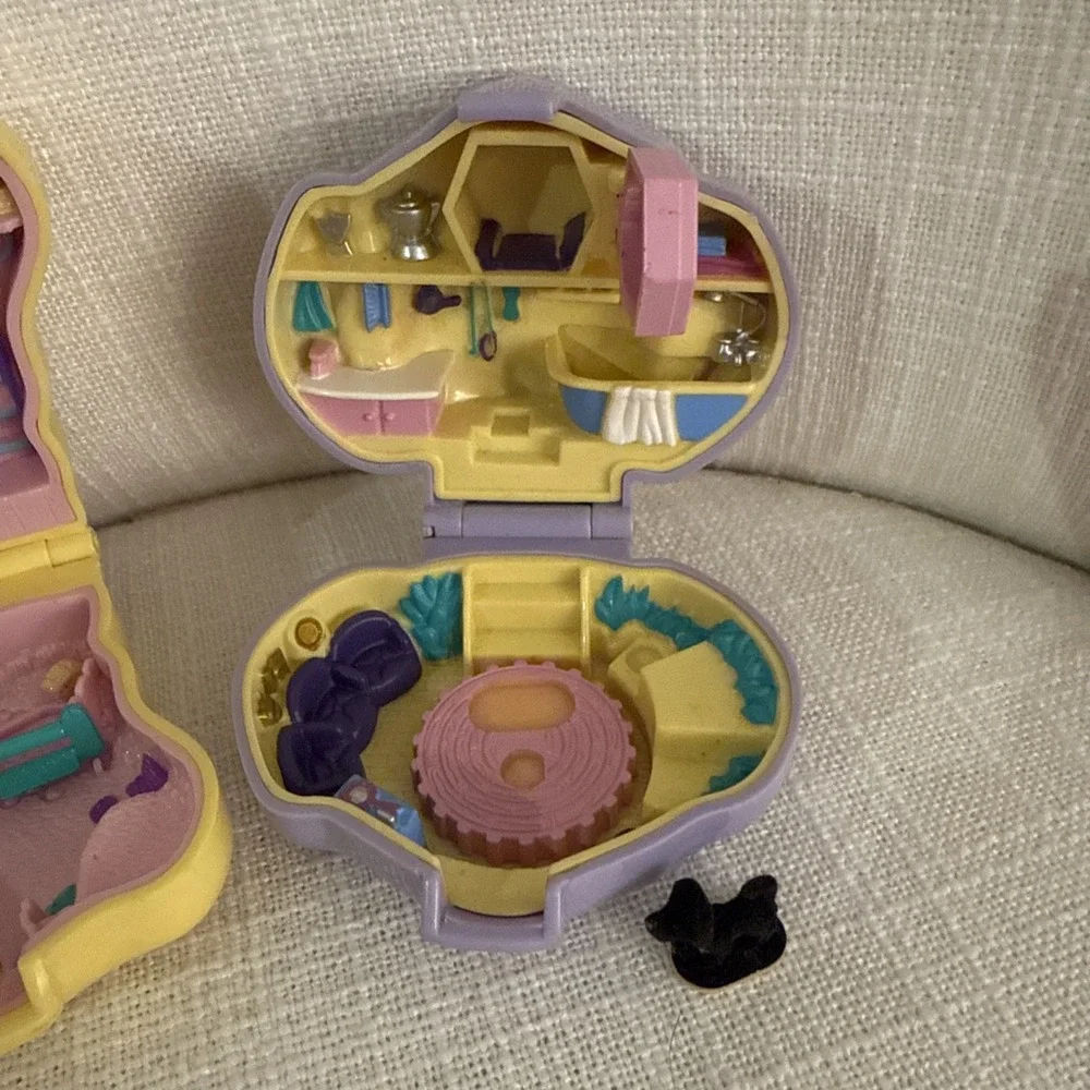 VTG 1994 Polly Pocket Pony Ridin', Dog Show,‎ Koala Picnic Pet Parade Compacts